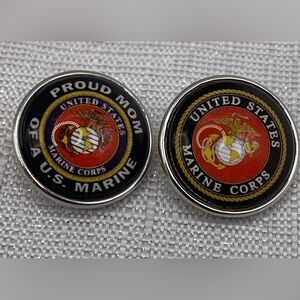 💗Marine Snap Button Charm Set